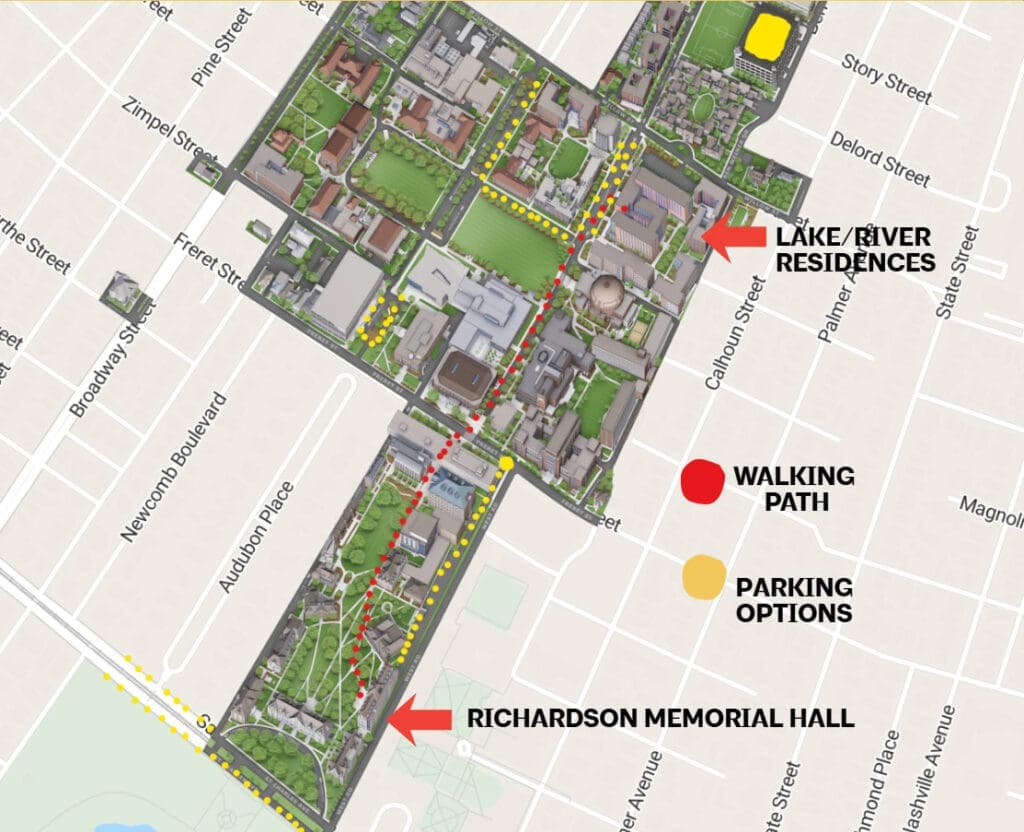 Corbel Crawl Tulane: Richardson Memorial Hall and Lake/River Residences ...